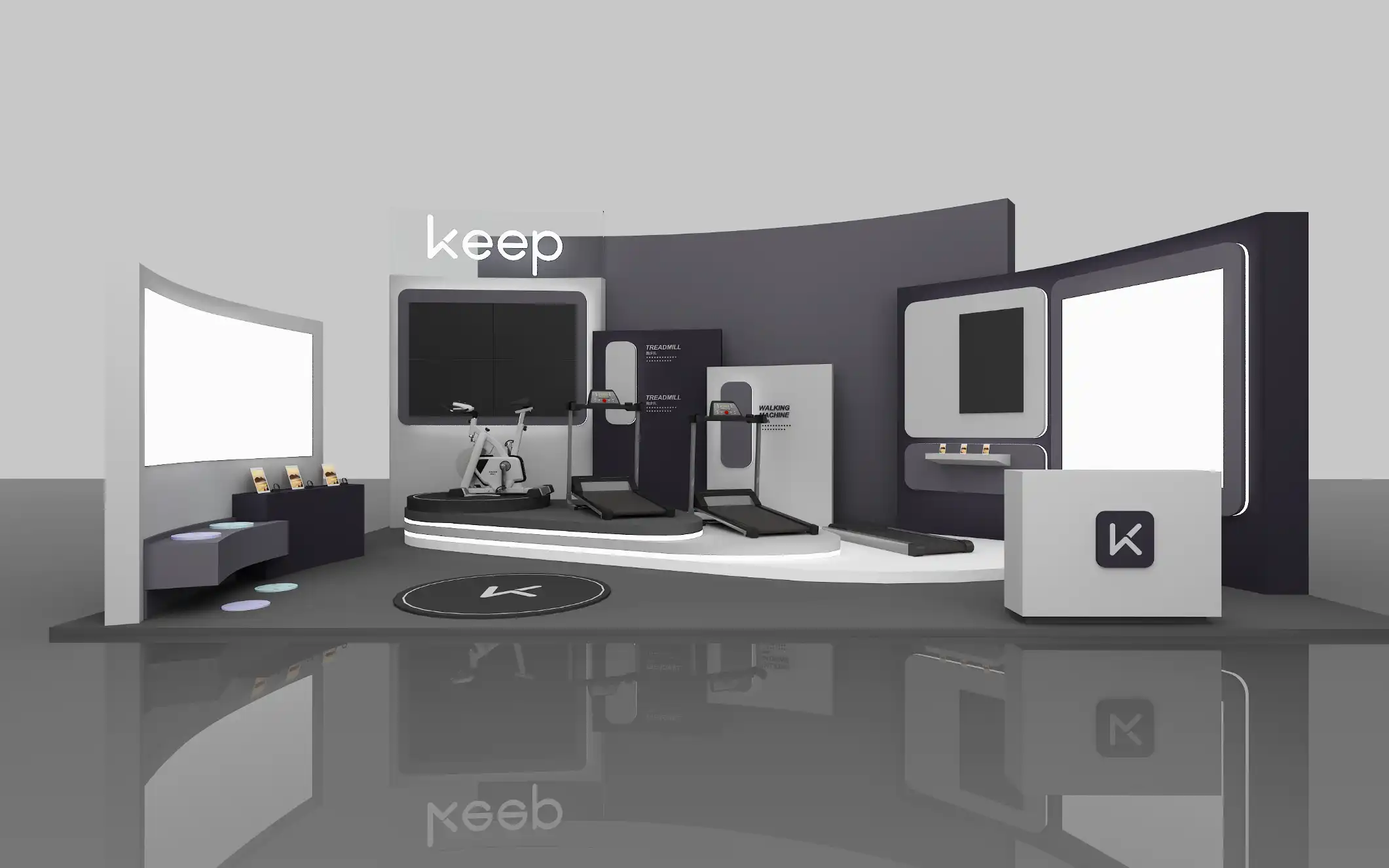 Keep CES 展台 造型